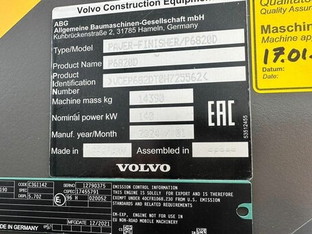 2024 Volvo Асфальтоукладчики, жёлтый, 30000000 рублей, вид 5