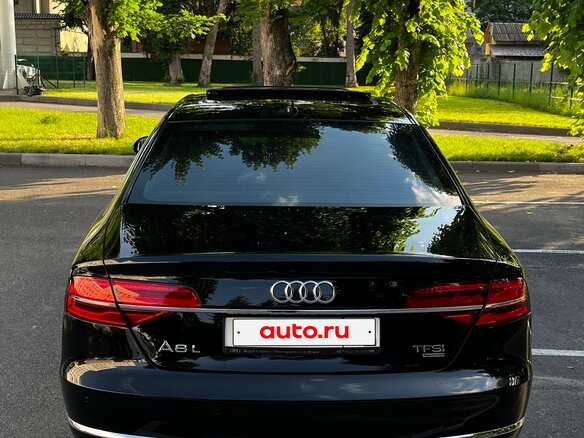 2014 Audi A8 Long III (D4) Рестайлинг, чёрный, 1950000 рублей - вид 4