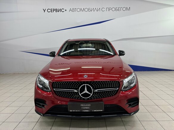 2017 Mercedes-Benz GLC Coupe 250 I (C253), красный - вид 3