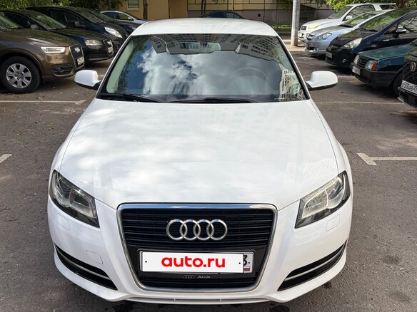2012 Audi A3 II (8P) Рестайлинг 2, белый, 800000 рублей - вид 1