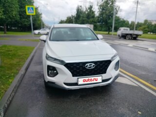 2018 Hyundai Santa Fe IV, белый, 2200000 рублей, вид 1