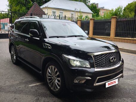 2015 Infiniti QX80 I Рестайлинг, чёрный, 2375000 рублей, вид 2