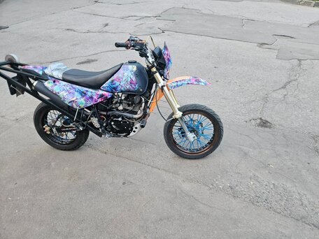 2014 Baltmotors Motard 200, чёрный, 60000 рублей, вид 3