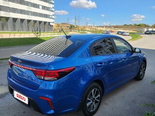 2017 Kia Rio III Рестайлинг, синий, 1350000 рублей, вид 3