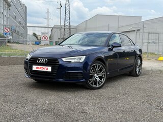 2018 Audi A4 V (B9), синий, 2400000 рублей, вид 1