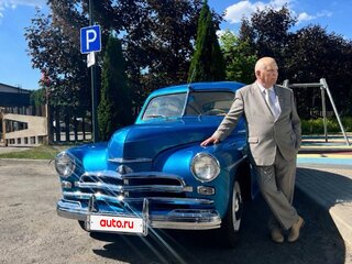 1957 ГАЗ М-20 «Победа», синий, 3600000 рублей, вид 1