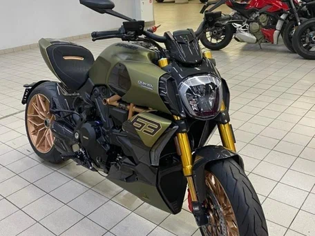 2021 Ducati Diavel 1260 S, зелёный, 12750000 рублей, вид 4