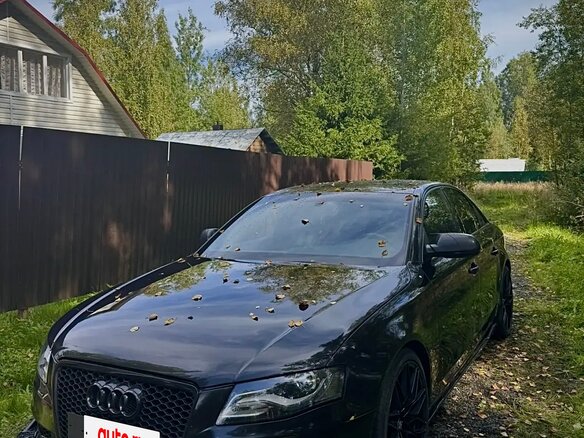 2011 Audi A4 IV (B8), чёрный