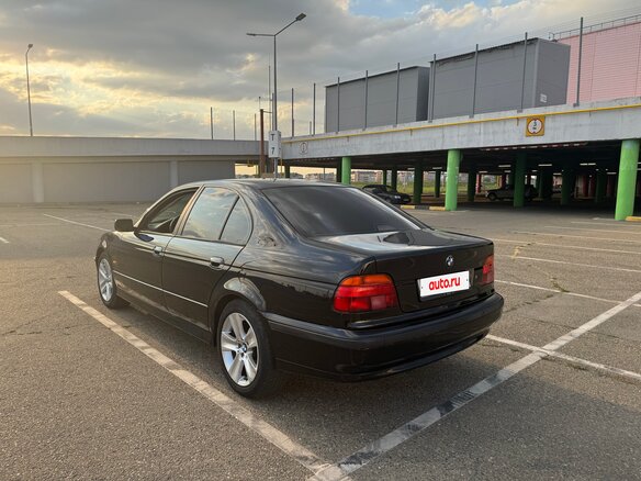 1999 BMW 5 серии 520i IV (E39), чёрный, 640000 рублей - вид 8