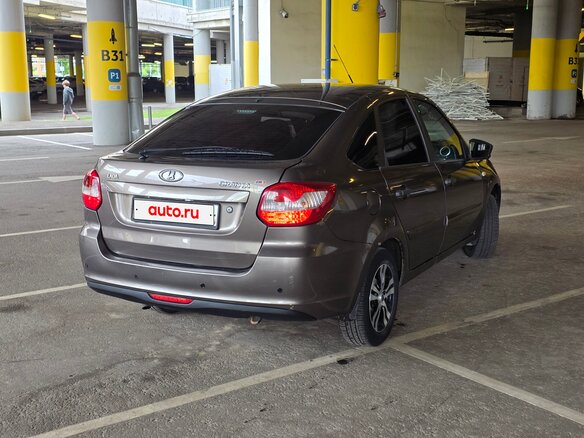 2017 Lada (ВАЗ) Granta I, коричневый, 425000 рублей - вид 3