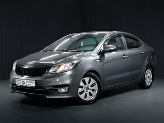 2016 Kia Rio III Рестайлинг, серый, 990000 рублей, вид 3
