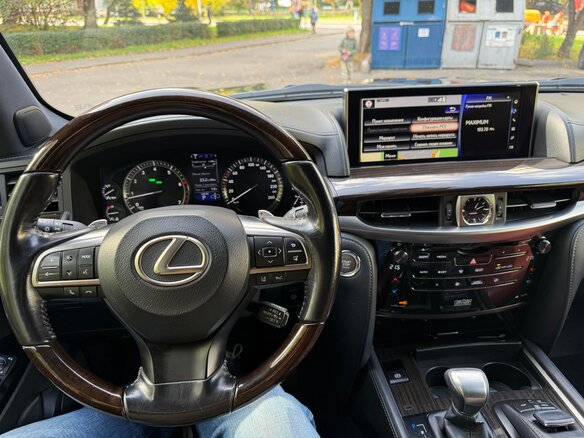 2016 Lexus LX 570 III Рестайлинг 2, синий, 7150000 рублей - вид 10