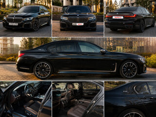 2021 BMW 7 серии Long M760Li xDrive VI (G11/G12) Рестайлинг, чёрный, 7590000 рублей, вид 2