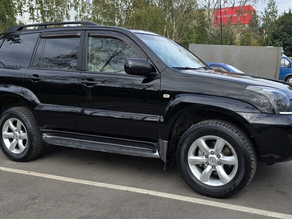 2008 Toyota Land Cruiser Prado 5-speed 120 Series Рестайлинг, чёрный - вид 7