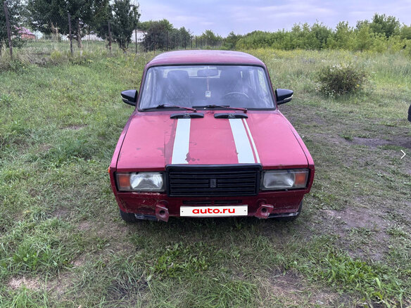 2004 Lada (ВАЗ) 2107, пурпурный, 70000 рублей - вид 2