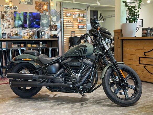 2021 Harley-Davidson Street Bob, зелёный, 1890000 рублей - вид 23