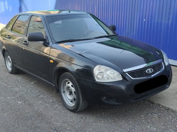 2012 Lada (ВАЗ) Priora I, чёрный, 190000 рублей