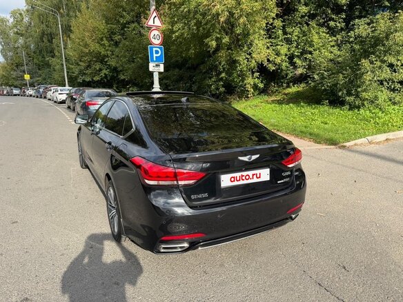 2017 Genesis G80 I, чёрный, 1650000 рублей - вид 5