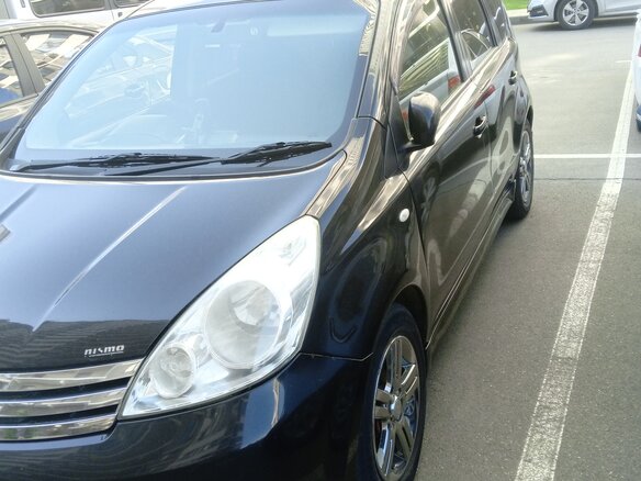 2008 Nissan Note I Рестайлинг, чёрный - вид 2