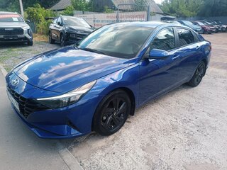 2020 Hyundai Elantra VII (CN7), синий, 1950000 рублей, вид 2