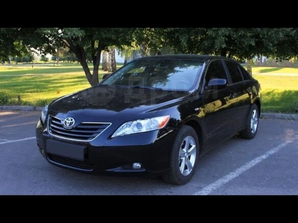 2007 Toyota Camry VI (XV40), чёрный, 999000 рублей