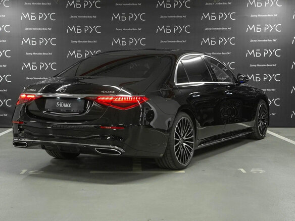 2025 Mercedes-Benz S-Класс 450 d Long 4MATIC VII (W223), чёрный - вид 3
