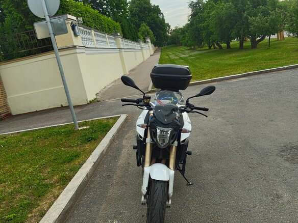 2016 BMW F 800 R, синий - вид 2