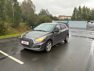 2012 Hyundai Solaris I, чёрный, 625000 рублей, вид 1