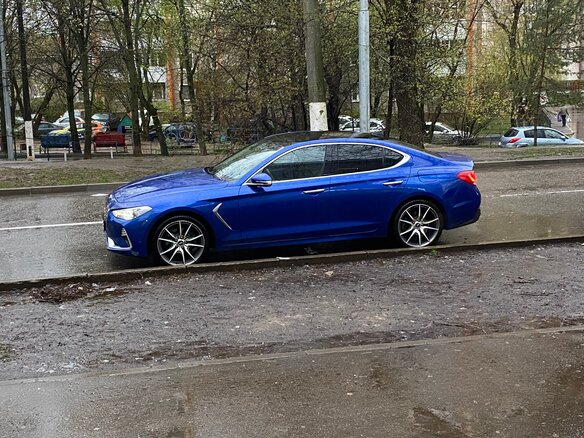 2019 Genesis G70 I, синий, 2800000 рублей - вид 7