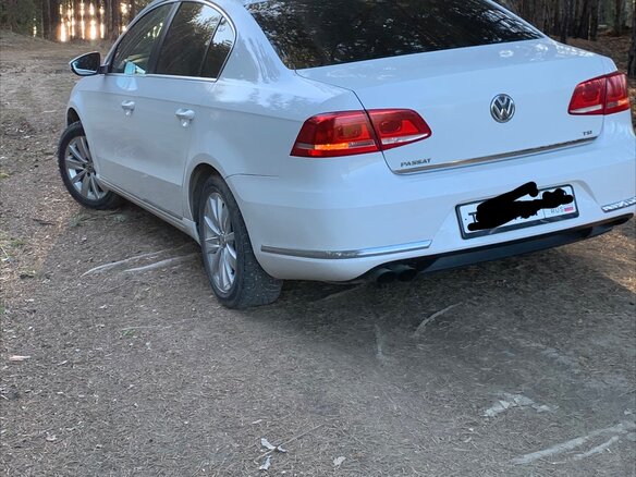 2012 Volkswagen Passat B7, белый - вид 14