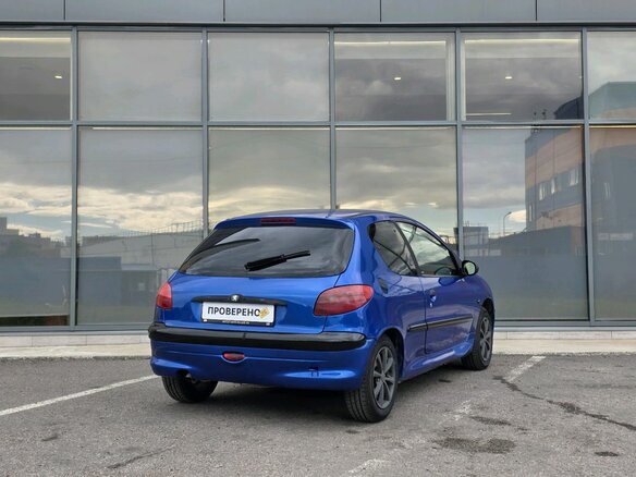 2001 Peugeot 206, синий, 114000 рублей - вид 3