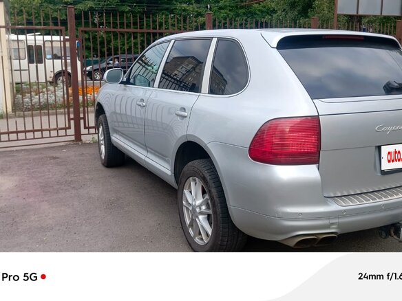 2004 Porsche Cayenne Turbo I (955), серый, 900000 рублей - вид 5