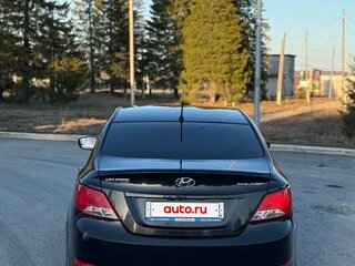 2014 Hyundai Solaris I Рестайлинг, чёрный, 700000 рублей, вид 4