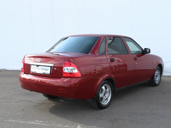 2008 Lada (ВАЗ) Priora I, красный, 295000 рублей - вид 6