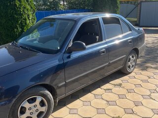 2010 Hyundai Accent ТагАЗ II, синий, 550000 рублей, вид 4