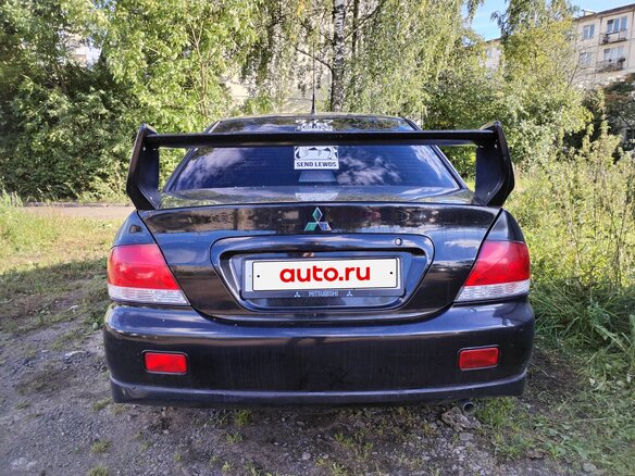 2007 Mitsubishi Lancer IX Рестайлинг, чёрный, 250000 рублей - вид 3