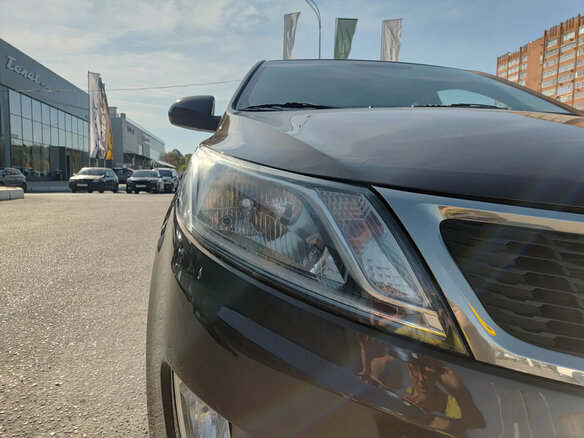 2014 Kia Rio 6-speed III, коричневый, 825000 рублей - вид 16