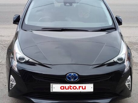 2017 Toyota Prius IV (XW50), чёрный, 1499000 рублей, вид 2