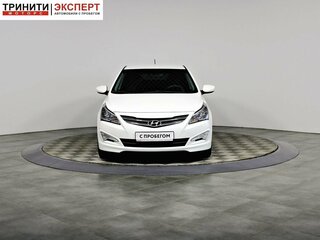 2015 Hyundai Solaris I Рестайлинг, белый, 1026000 рублей, вид 2