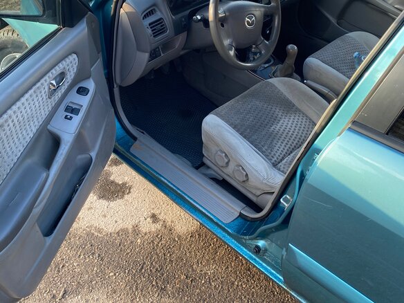 1999 Mazda 626 V (GF), зелёный, 150000 рублей - вид 6