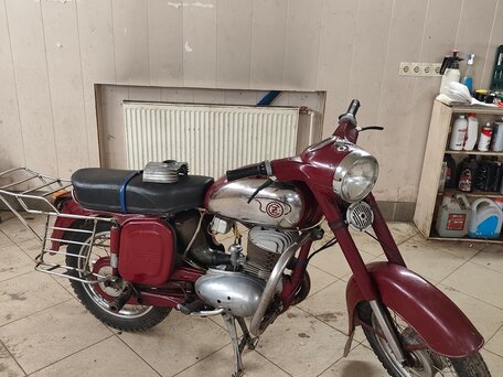 1963 CZ 175, красный, 130000 рублей, вид 3