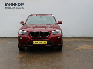 2012 BMW X3 20i xDrive II (F25), красный, 1389000 рублей, вид 3