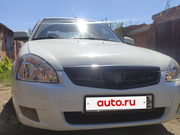 2014 Lada (ВАЗ) Priora I Рестайлинг, белый, 550000 рублей - вид 5