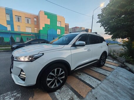 2021 Chery Tiggo 7 Pro I, белый, 1330000 рублей, вид 2