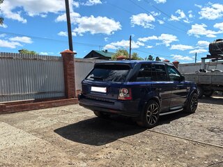 2009 Land Rover Range Rover Sport I Рестайлинг, синий, 2000000 рублей, вид 2