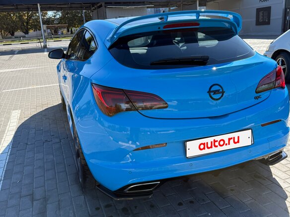 2012 Opel Astra OPC J, синий, 1800000 рублей - вид 14