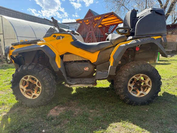 2013 BRP Can-Am Outlander MAX 500, жёлтый, 650000 рублей - вид 5