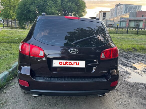 2008 Hyundai Santa Fe II, пурпурный, 870000 рублей - вид 2
