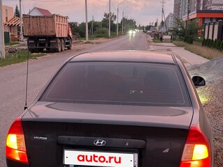 2007 Hyundai Accent ТагАЗ II, чёрный, 430000 рублей, вид 4