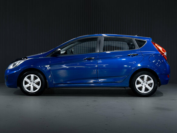 2013 Hyundai Solaris I, синий - вид 3